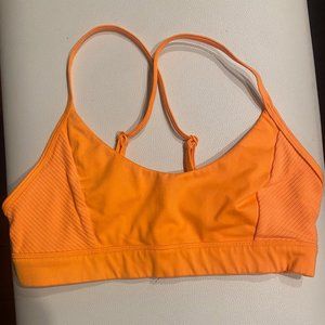 alo yoga bra top, orange, XS